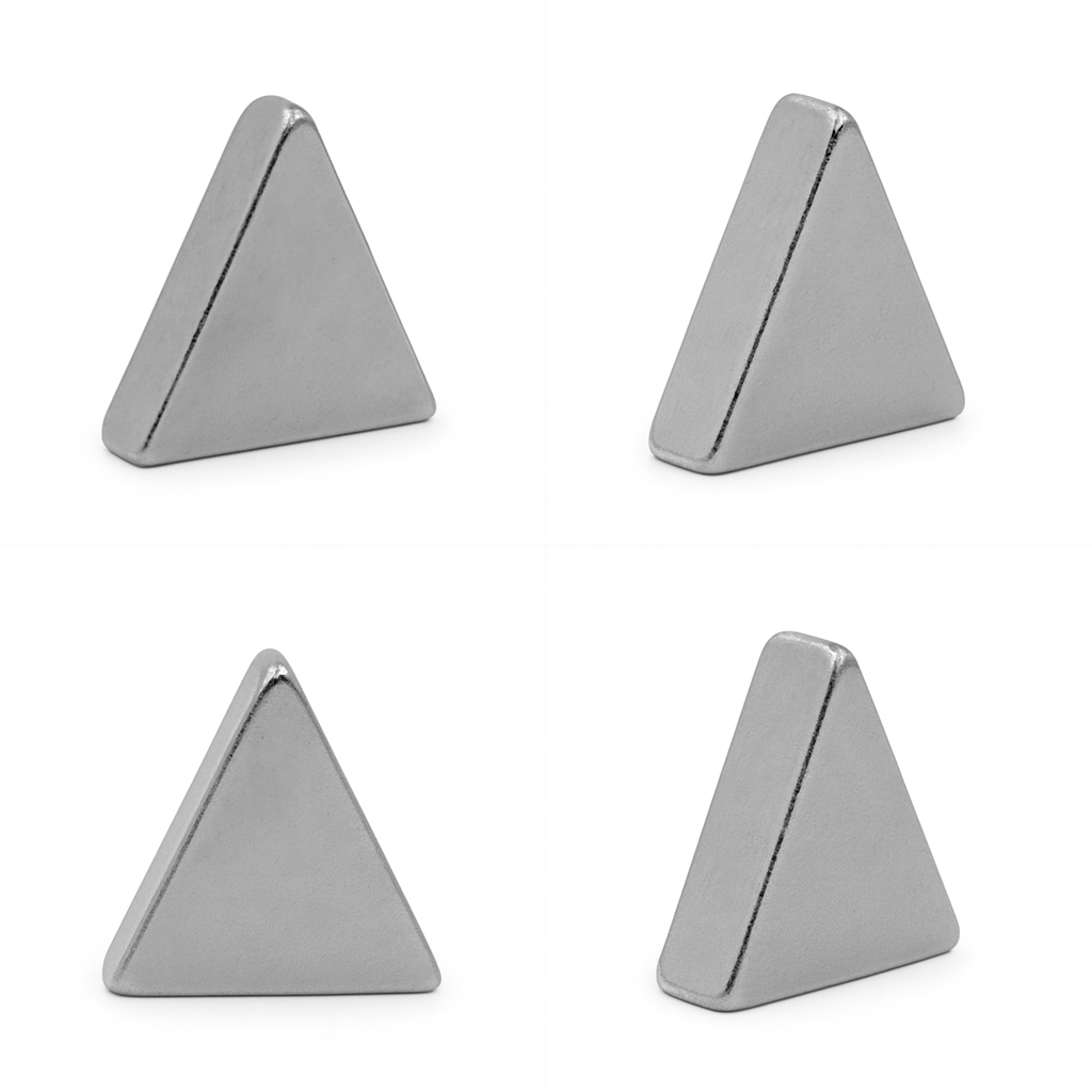 high efficiency anti-corrosion compact triangular-shaped sintered rare earth magnet