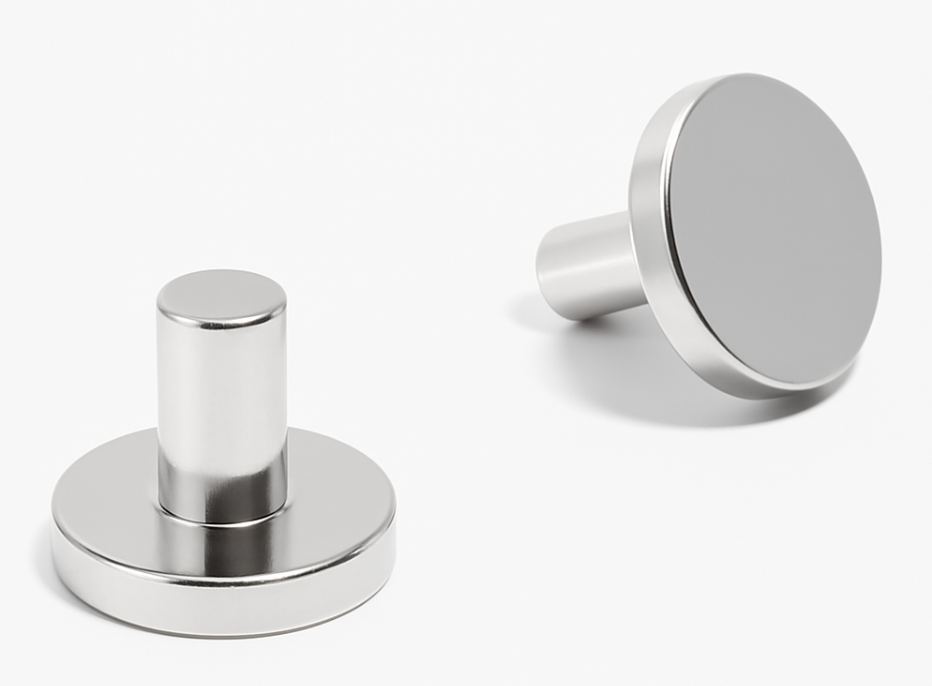 high pull force rated Neodymium top hat Magnets