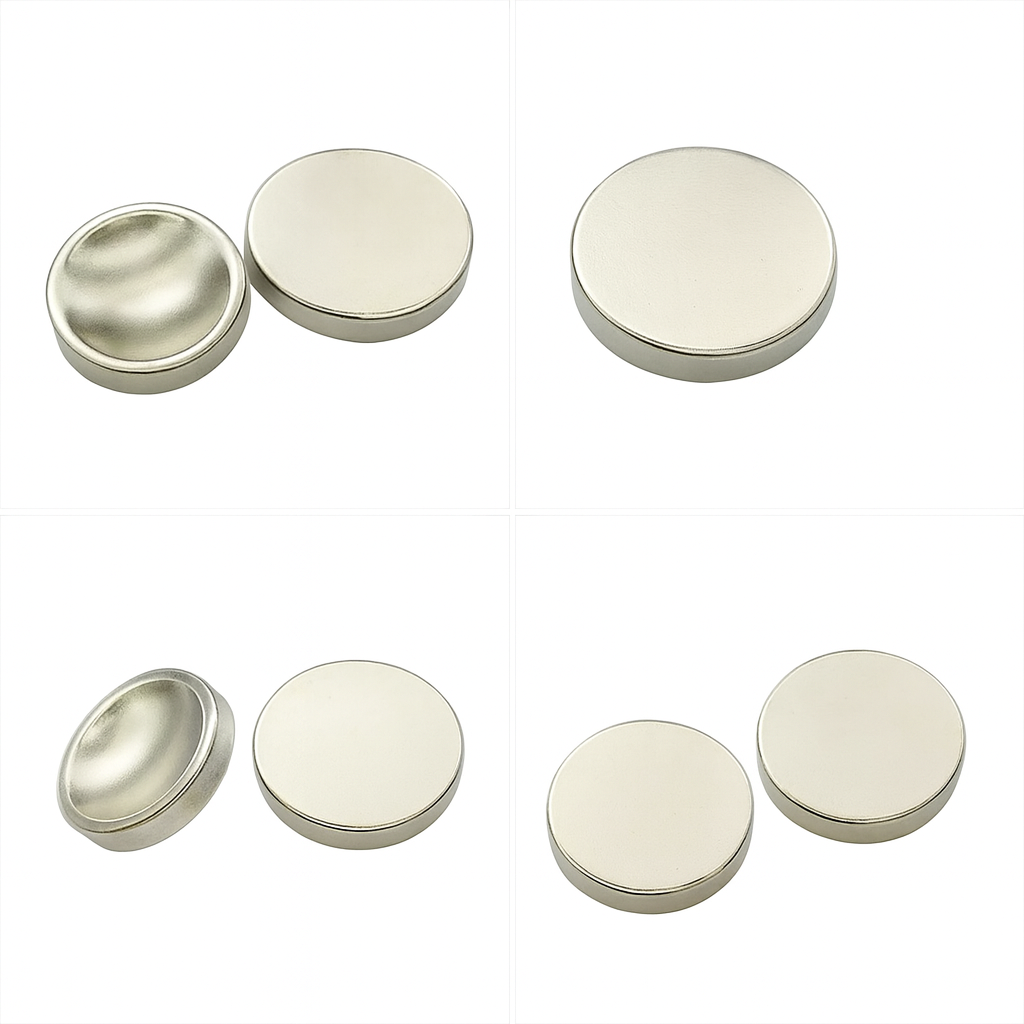 consistent performance disc-shaped sintered permanent magnet