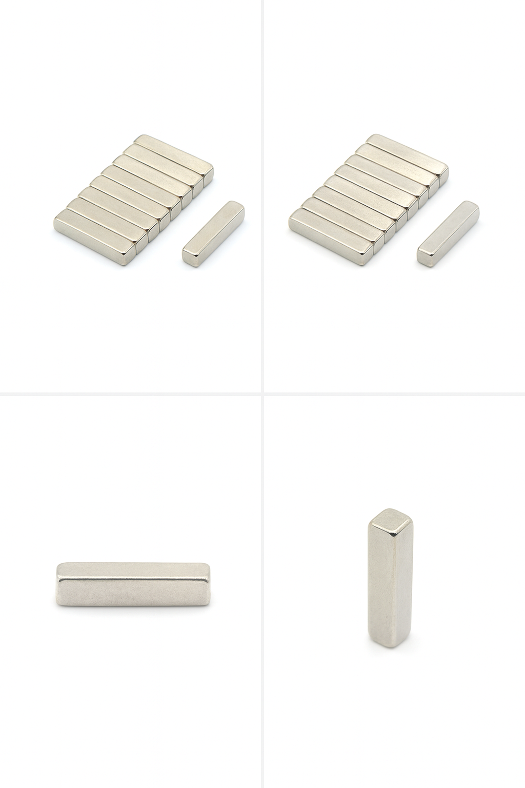 industrial grade long-term reliable nickel plating long rectangular shaped rare earth magnet