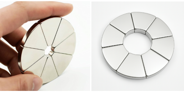 Custom-shaped, ultra-high temperature-resistant, high temperature-resistant permanent rare earth,nickel-plated arc-shaped neodymium magnet