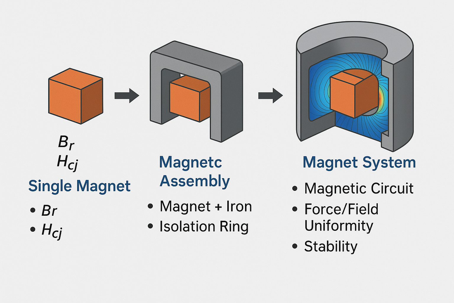 자석에서 자계 시스템까지: 왜 더 많은 고객이 자계 설계를 아웃소싱하는가?