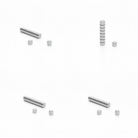 Heat resistant stable disc permanent rare earth magnets