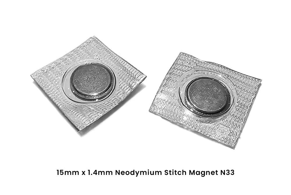 Powerful 15mm x 1.4mm Neodymium Stitch Magnet N33