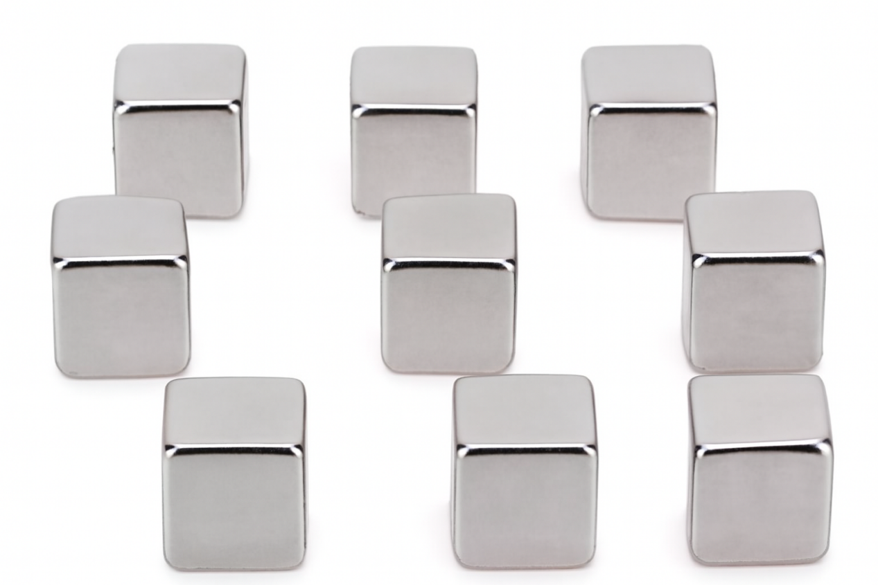High precision Cube Block NdFeB Magnets N35-N52