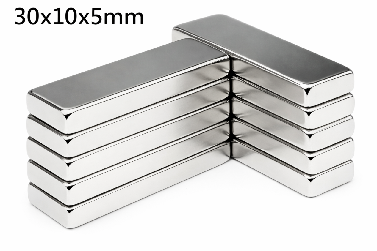 High Precision Special Shaped BAR Custom NdFeB Magnet N35-N52