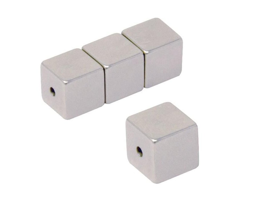 Precision-engineered Industrial applications high performance heat tolerance high thermal grade high torque compact nickel‑coated round NdFeB cube magnet