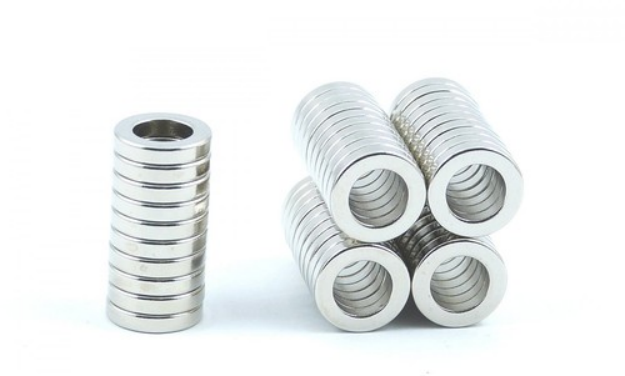 High grade customised high precision tolerance nickel‑coated round NdFeB ring magnet high thermal grade