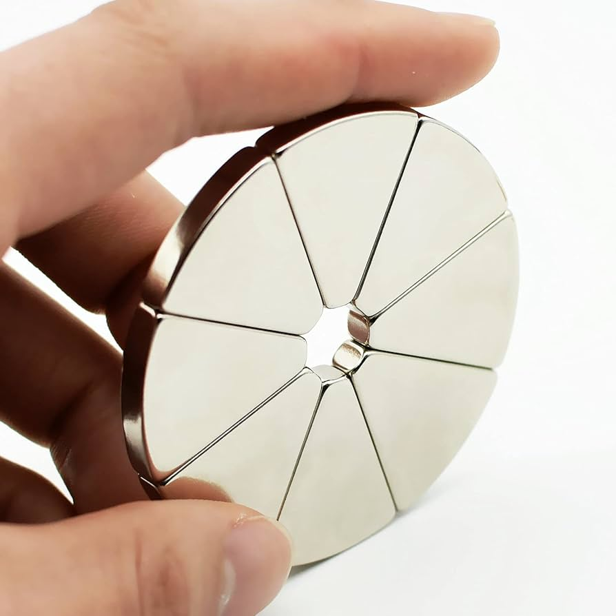 Custom shaped ultra -high temperature resistant nickel -plated neodymium ring magnet