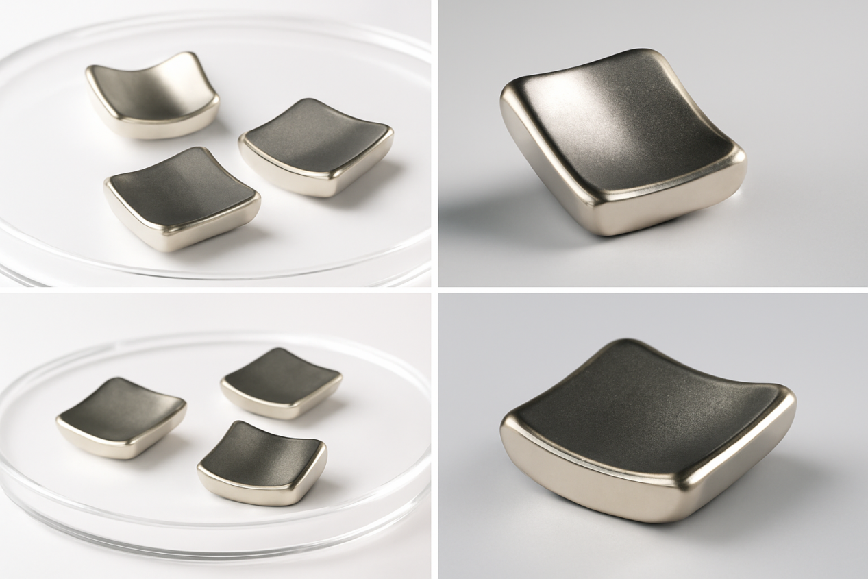 High performance corrosion resistance Irregular Tile-Shaped Neodymium Magnet