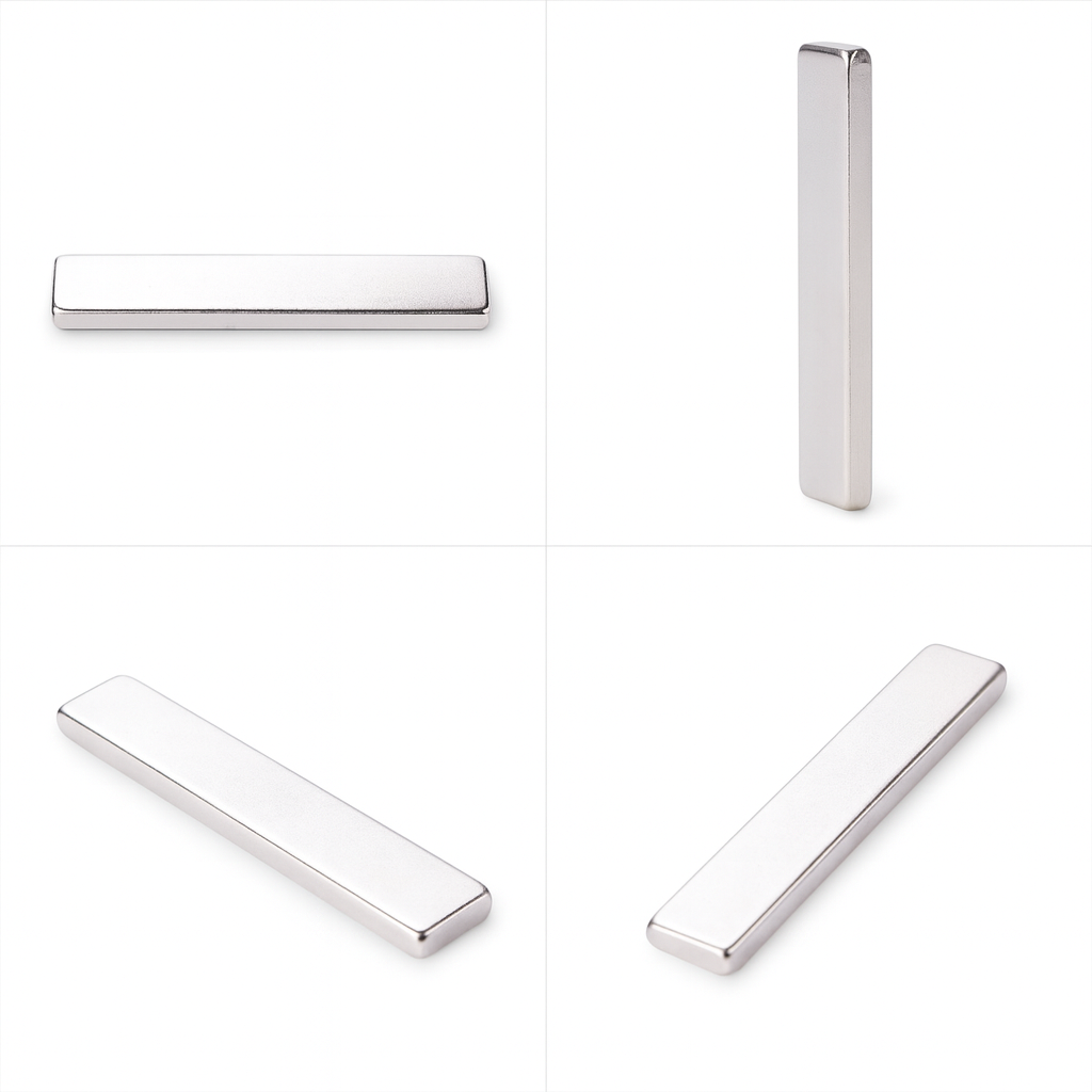 High adhesive force triple coated rectangular neodymium magnet