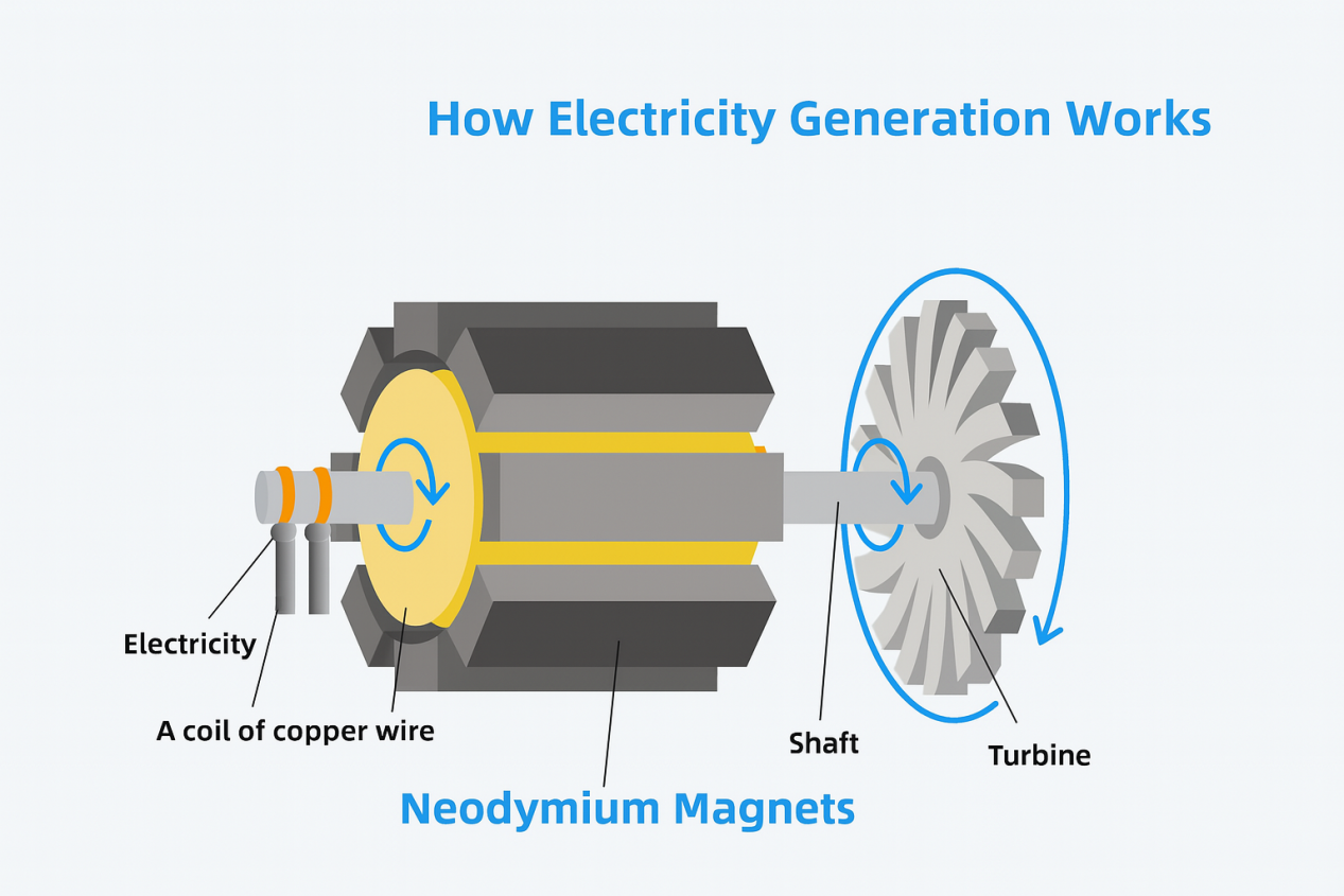Permanent Turbine motor high strong NdFeB Magnets