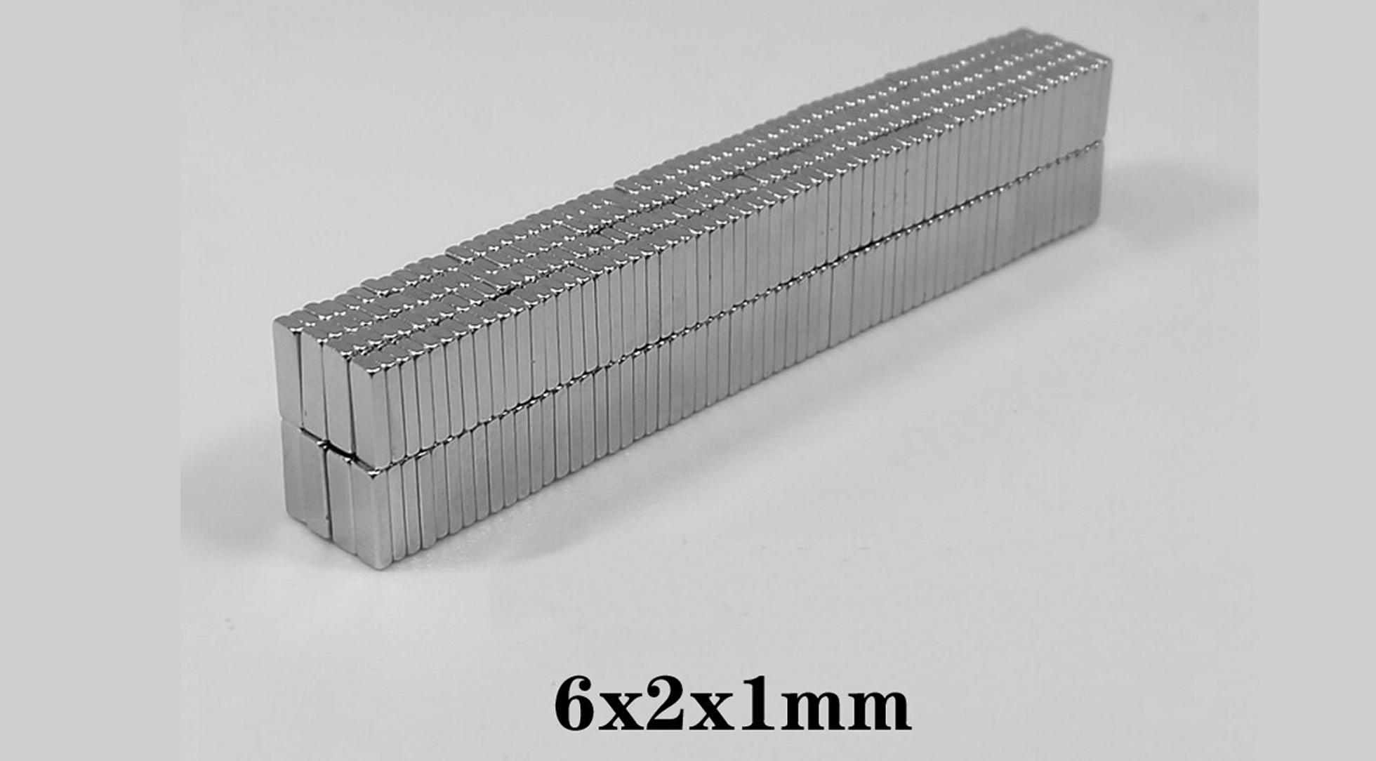 Custom high-grade small powerful corrosion-resistant strong high-temp nickel-coated tiny rectangular rare earth neodymium magnet
