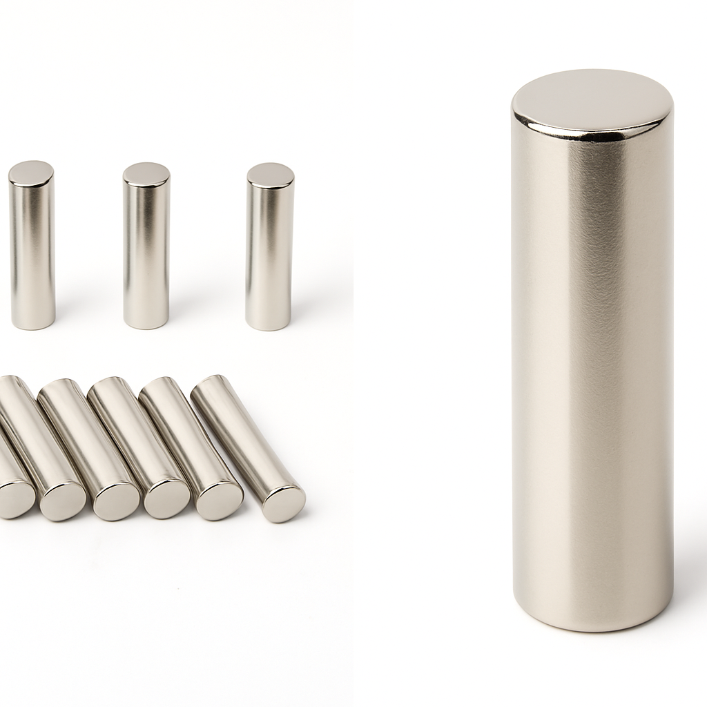 Custom high performance stable sintered Neodymium Cylinder Magnet