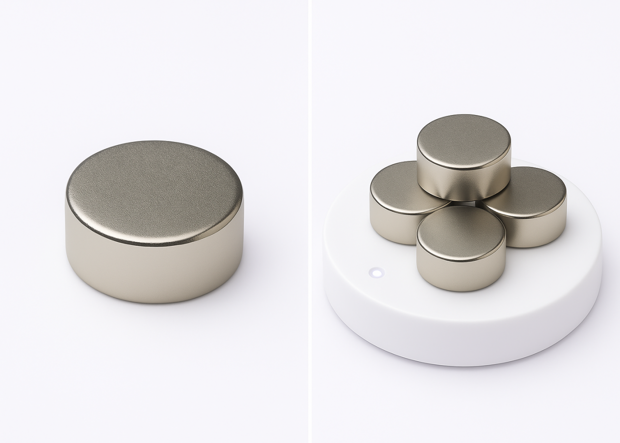 High torque powerful permanent ndFeB compact round Ring Magnets