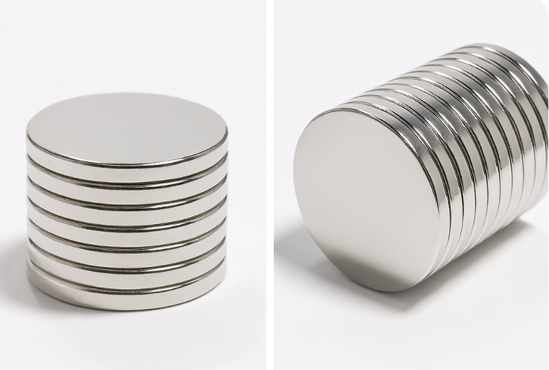 customized professional manufacturer high durability stable Nickel plating NdFeB Permanent Disc shaped Magnet