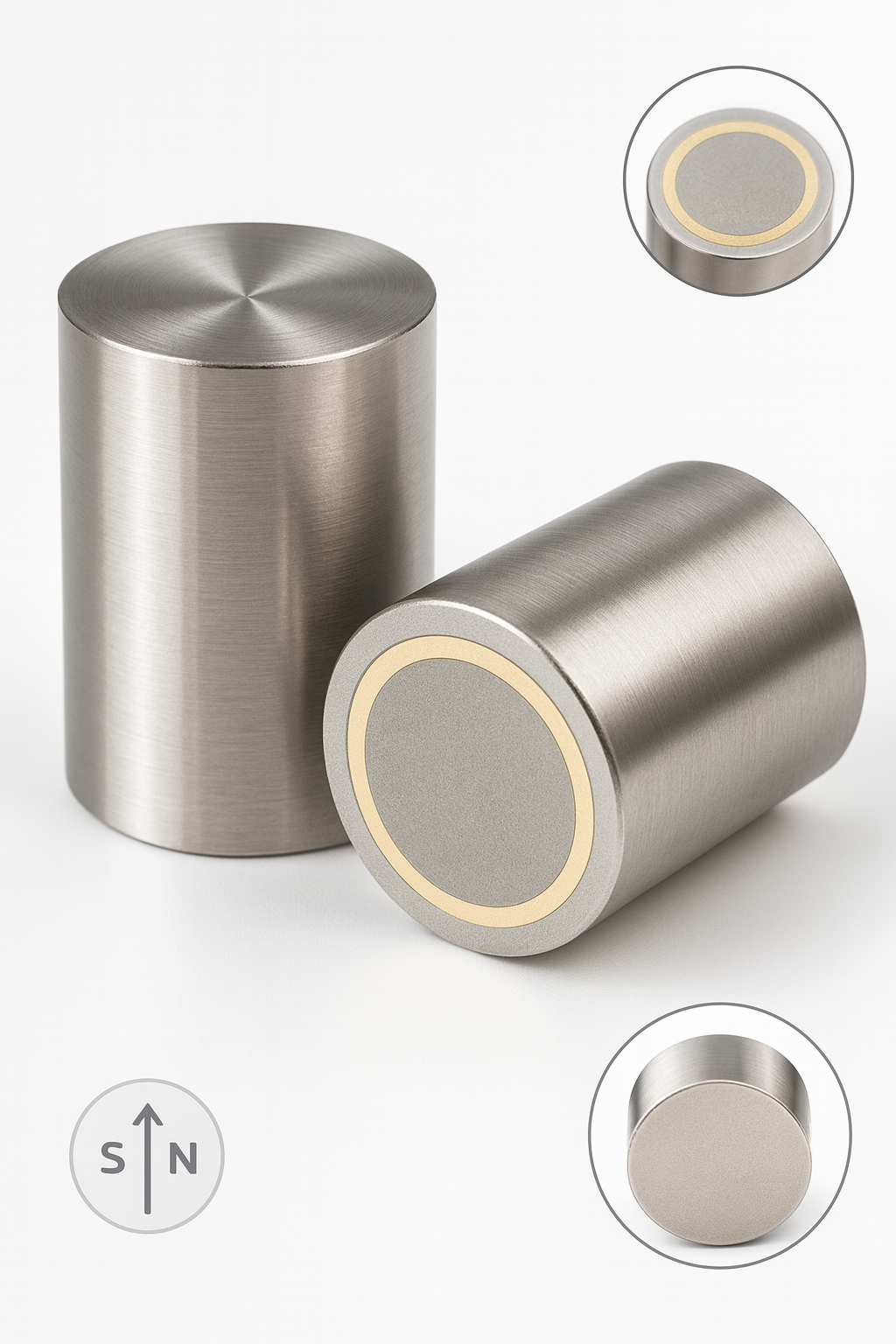 High Precision Custom Option NdFeB Pot Magnets N35-N52