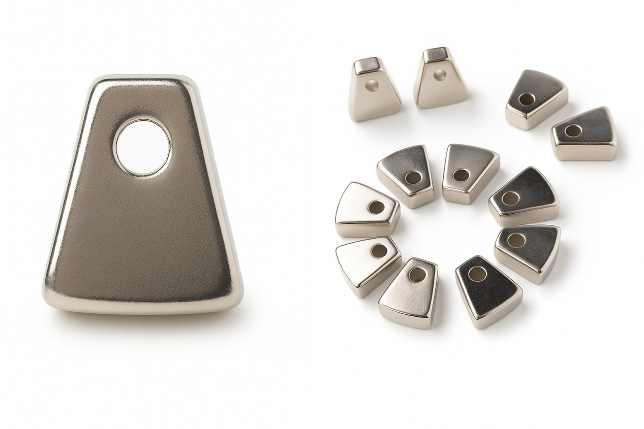 Customized high magnetic force radially magnetized sintered Arc Segment Magnet