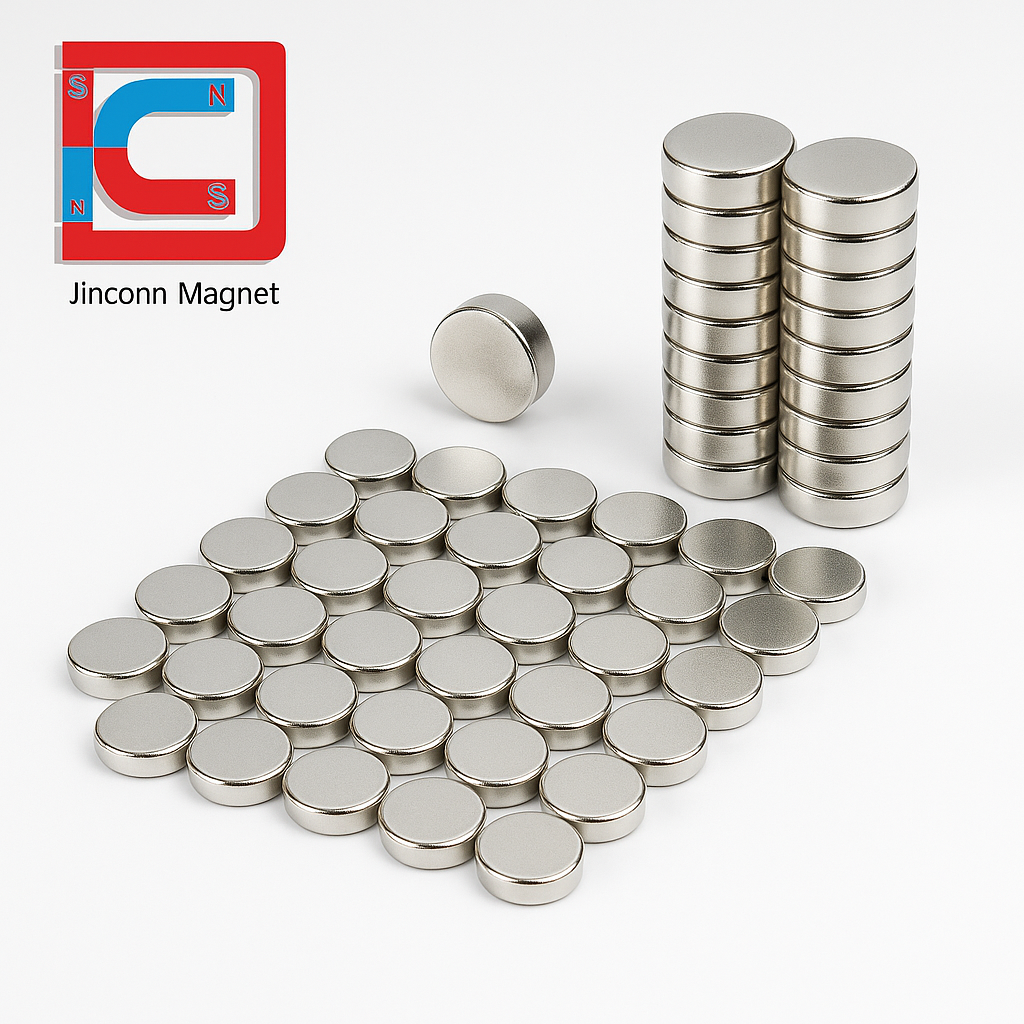Customized high temperature resistant stable Nickel plating Round Disc NdFeB magnets