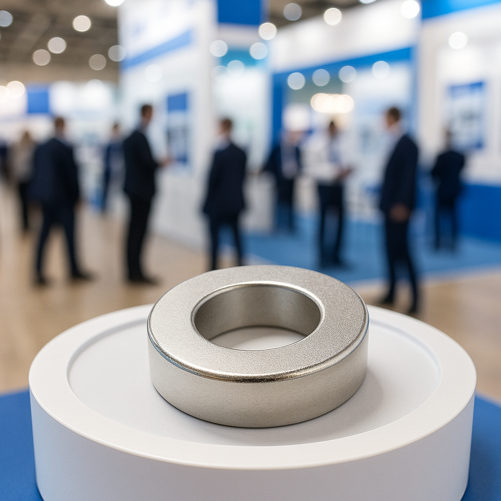 Automotive grade Permanent Nickel plating compact design Ring Shaped NdFeB magnets