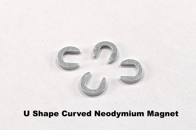 Precision customized premium quality High magnetic strength small u shaped curved neodymium magnet