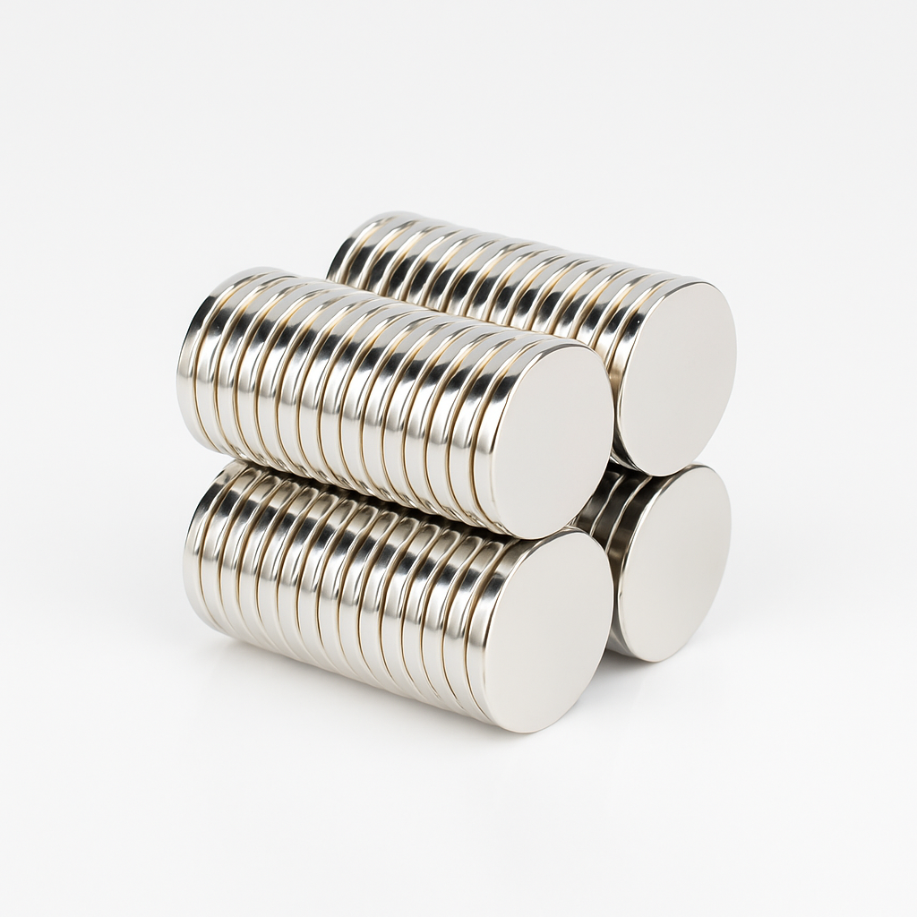 Permanent fridge 1 inch sintered neodymium round disc magnets