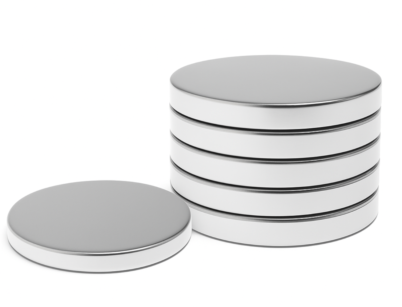 Customized high powered 50mm x 3mm sintered Neodymium large Disc Magnet