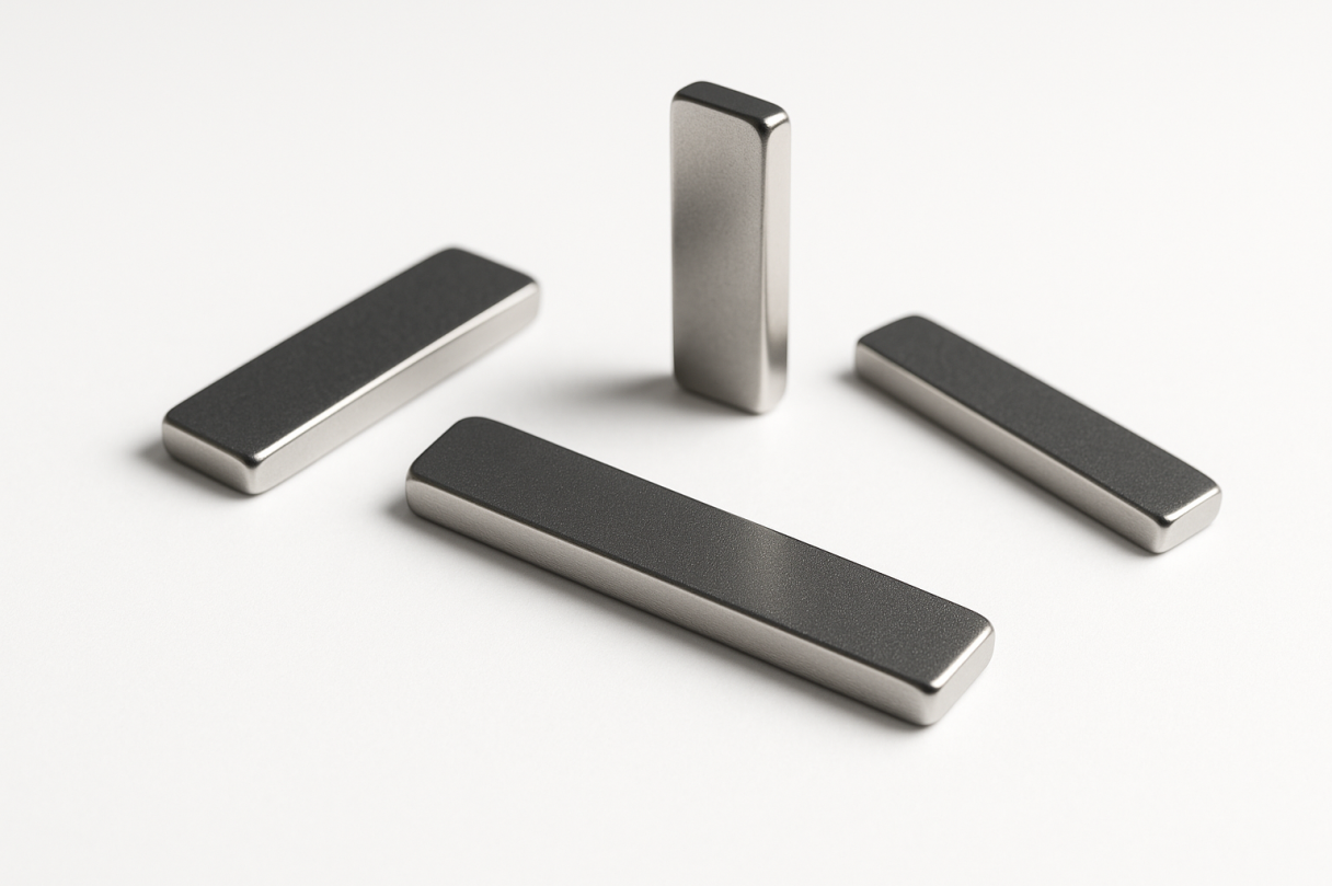 Custom industrial use high durability premium quality Long bar shaped neodymium rare earth magnet