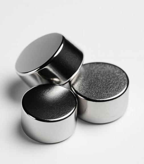 customized high strength permanent Nickel - plating neodymium small disc round magnets