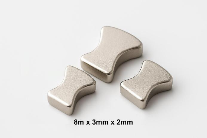 Customized premium quality high magnetic force permanent stable small arc-shaped ndfeb Magnet