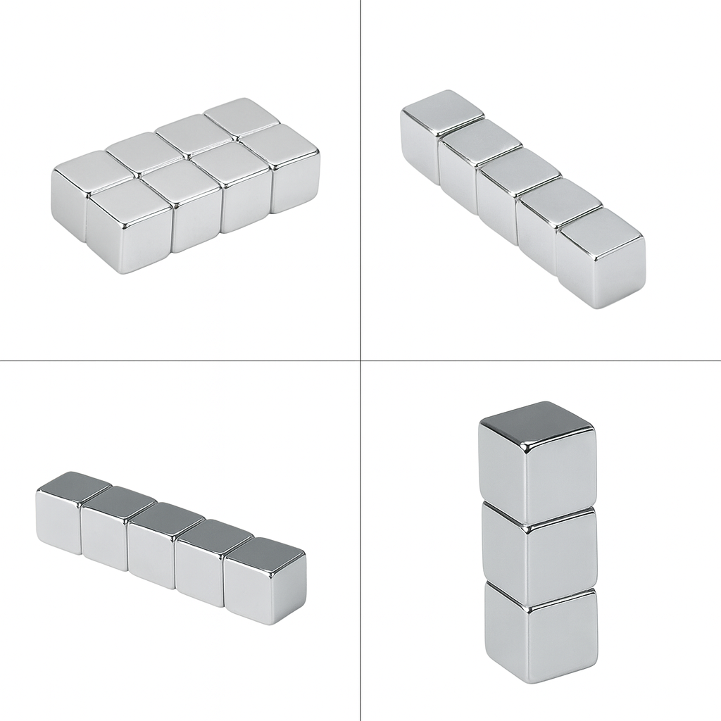 Exceptional magnetic strength cube-shaped neodymium magnet