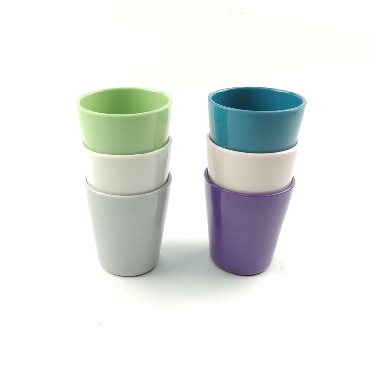 Solid Color Small Cute Kids Cup Melamine Cup Set