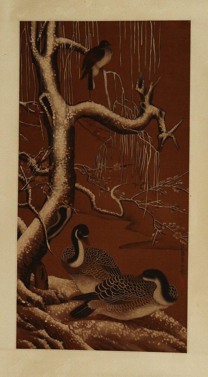 1-1041　崔白　雪鸟