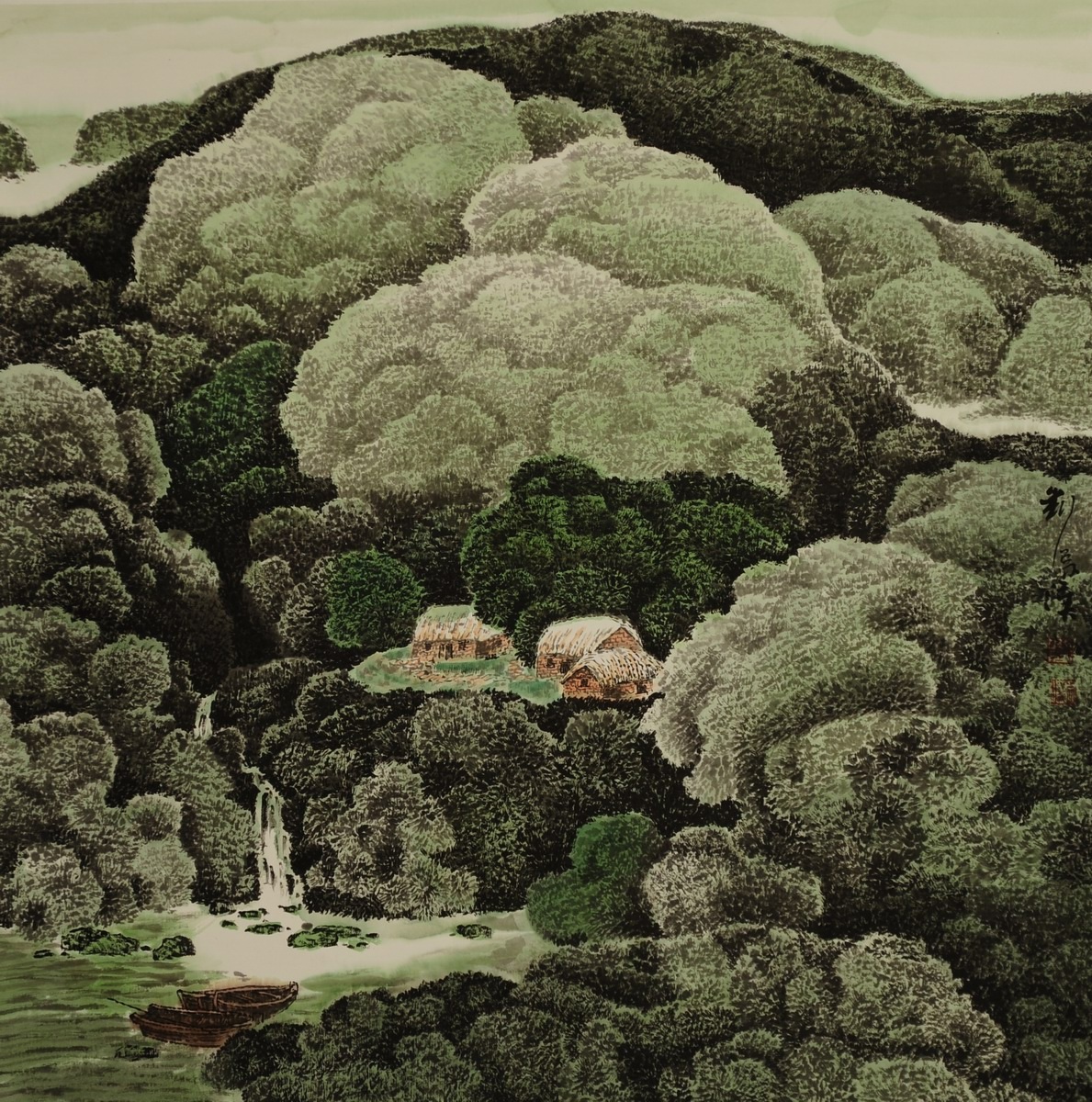 1-1115　刘宗汉　江山长青图