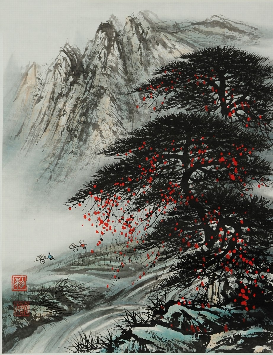 1-688　黎雄才　山水