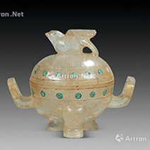 水晶官帽耳盖炉（辽代）