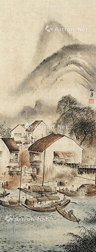 关山月-江南水乡写生