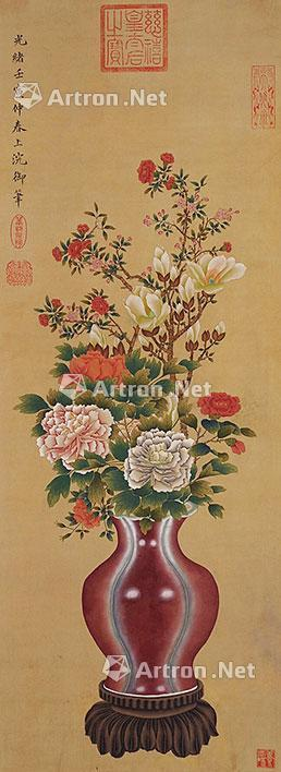 慈禧太后-钧瓷花瓶