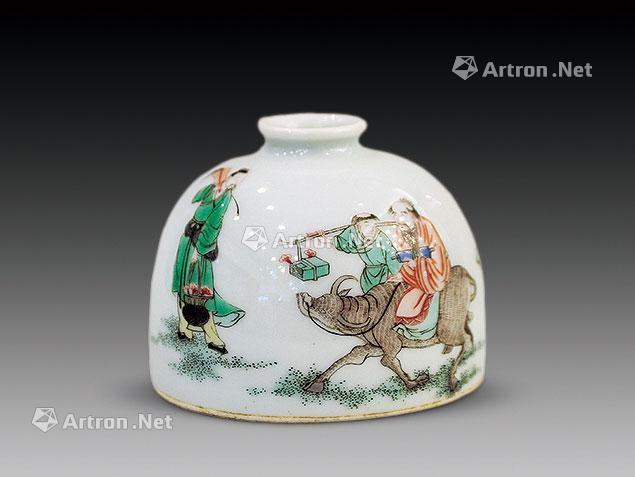 五彩人物太白尊（清康熙）