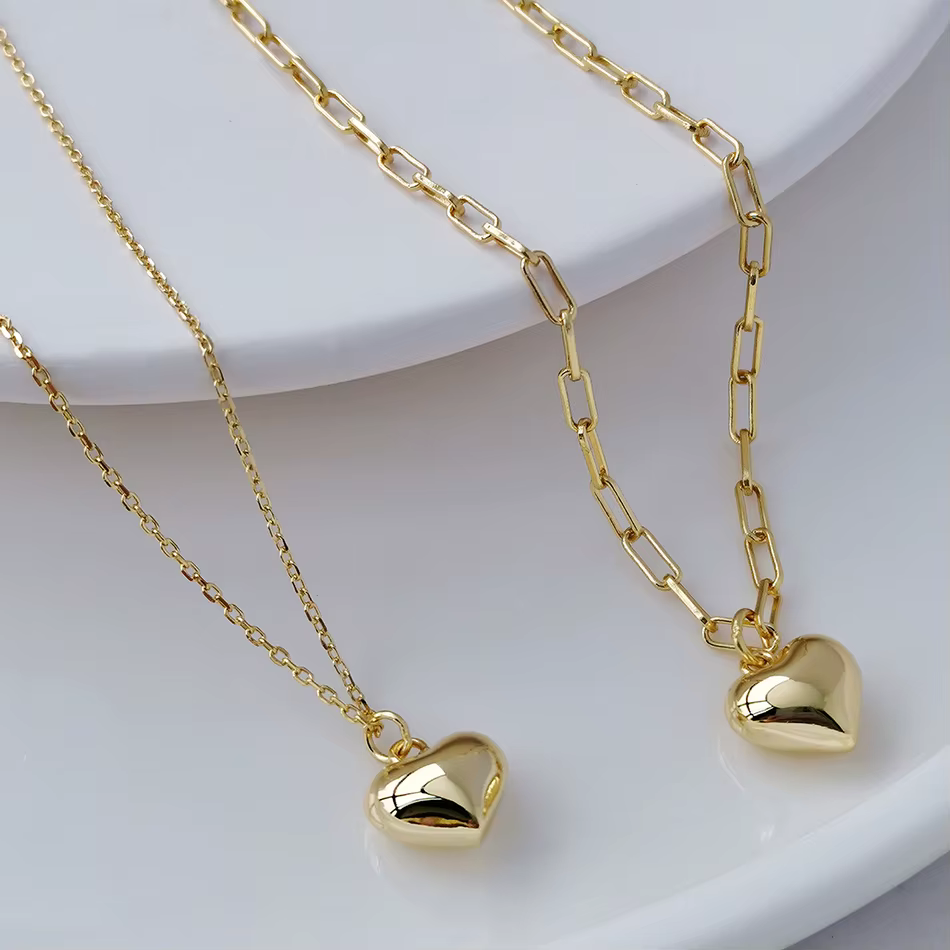 925 Sterling Silver Mother Day Jewelry Wholesale Gold Vermeil love