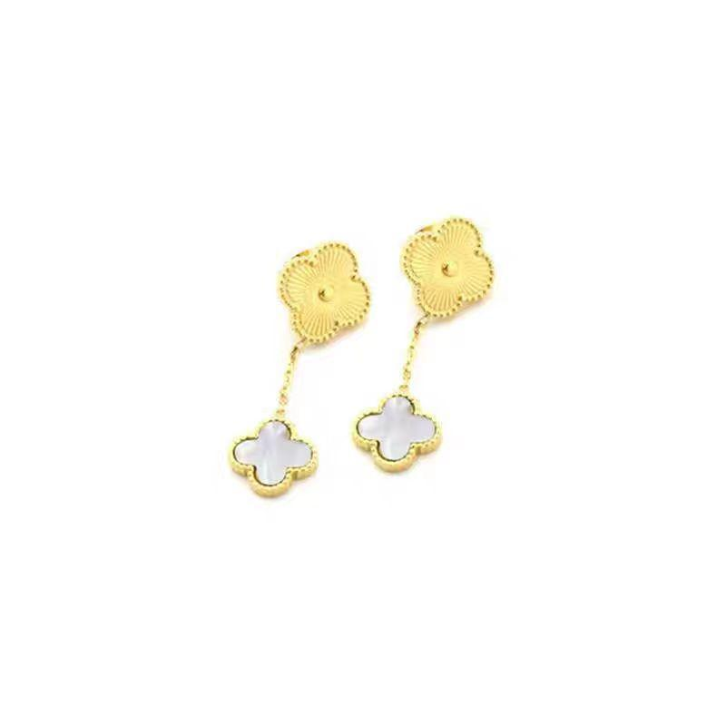 Chic Gold Plated Stainless Steel Heart Drop Earrings with Pink Enamel and Crystal for Women’s Fashion Jewelry and Romantic Gifts