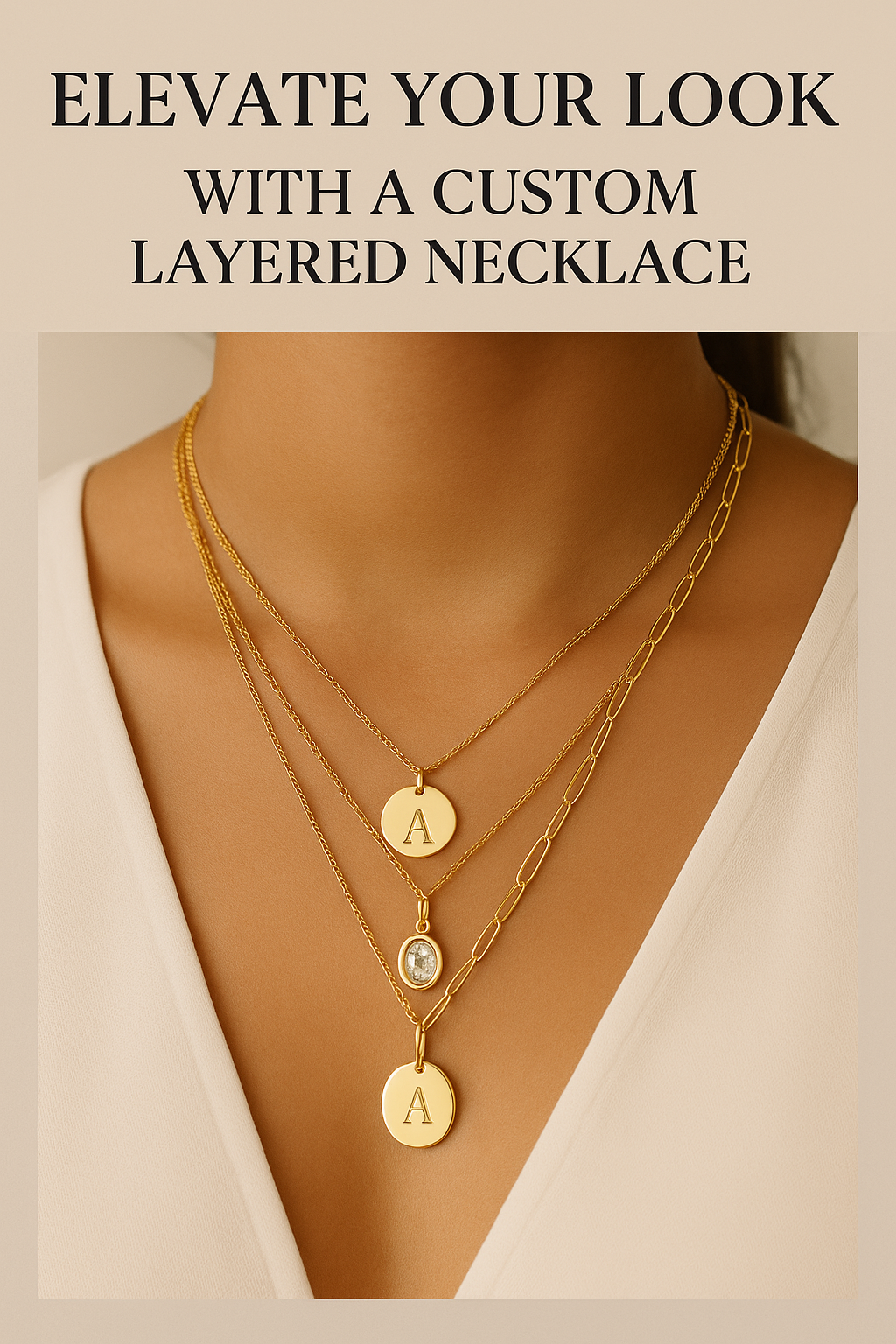 Custom Layered Necklace: Personalized Jewelry for Modern Elegance