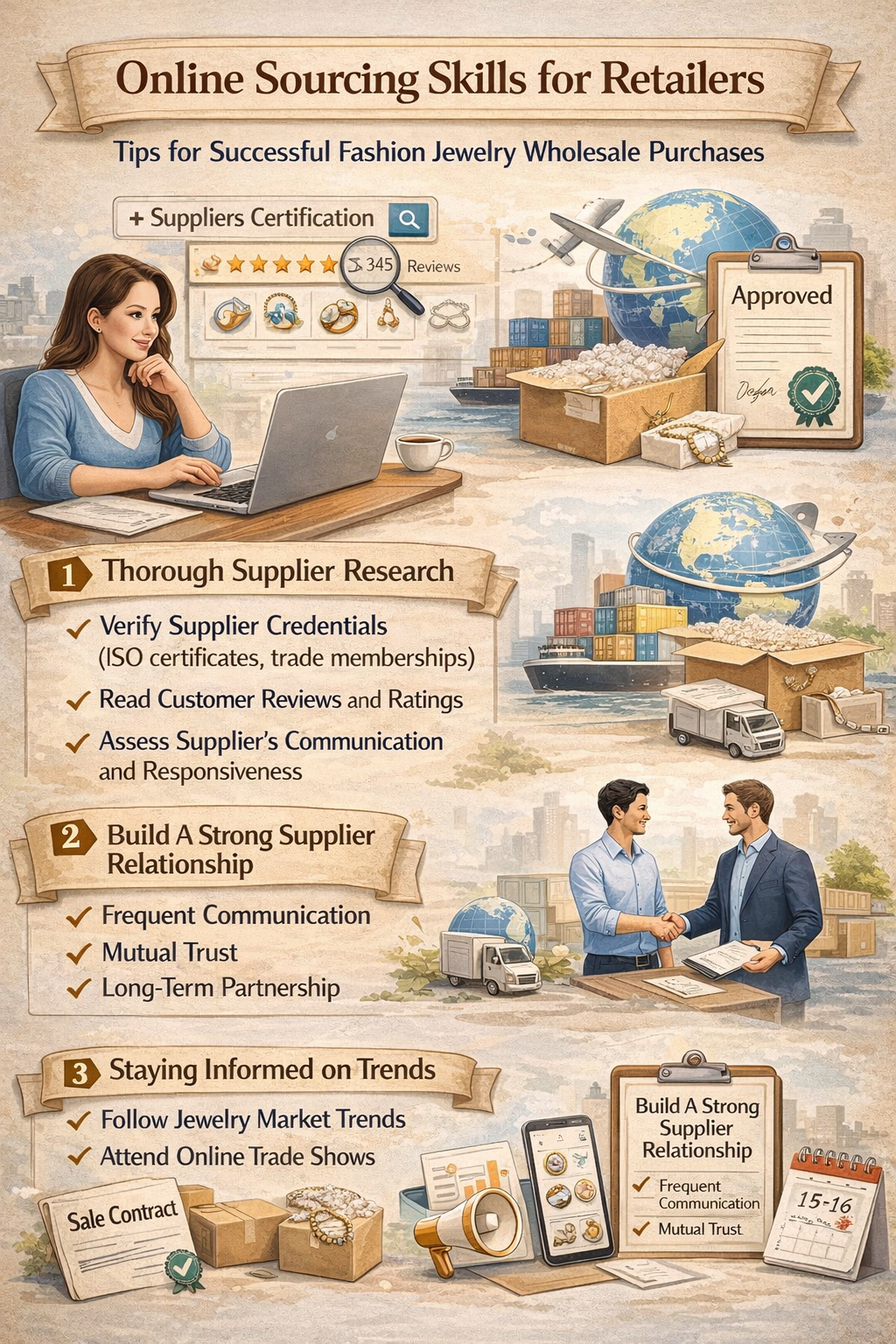 Fashion Jewellery Wholesale Online: How Retailers Source Trendy Jewelry Efficiently