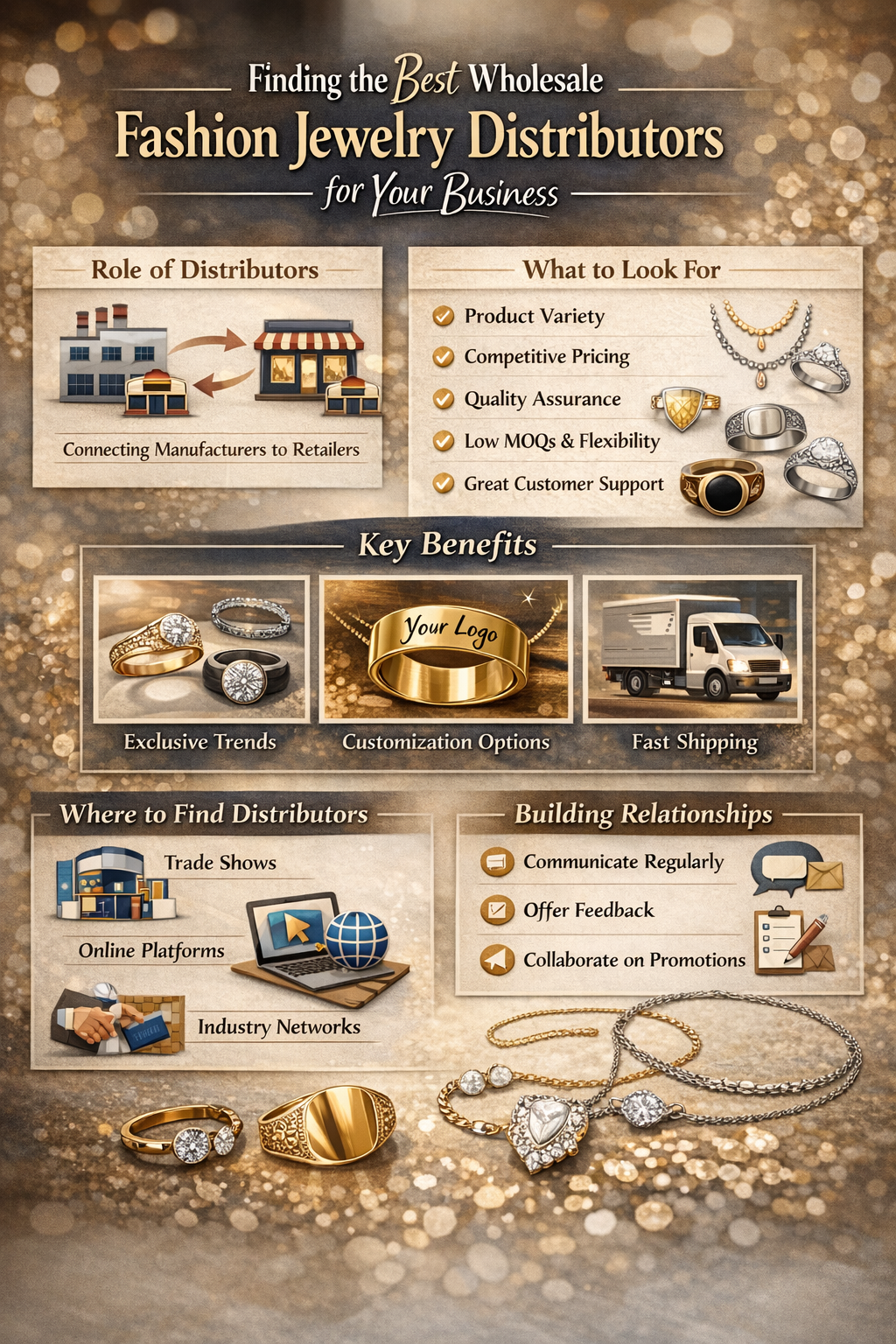 Finding the Best Wholesale Fashion Jewelry Distributors for Your Business