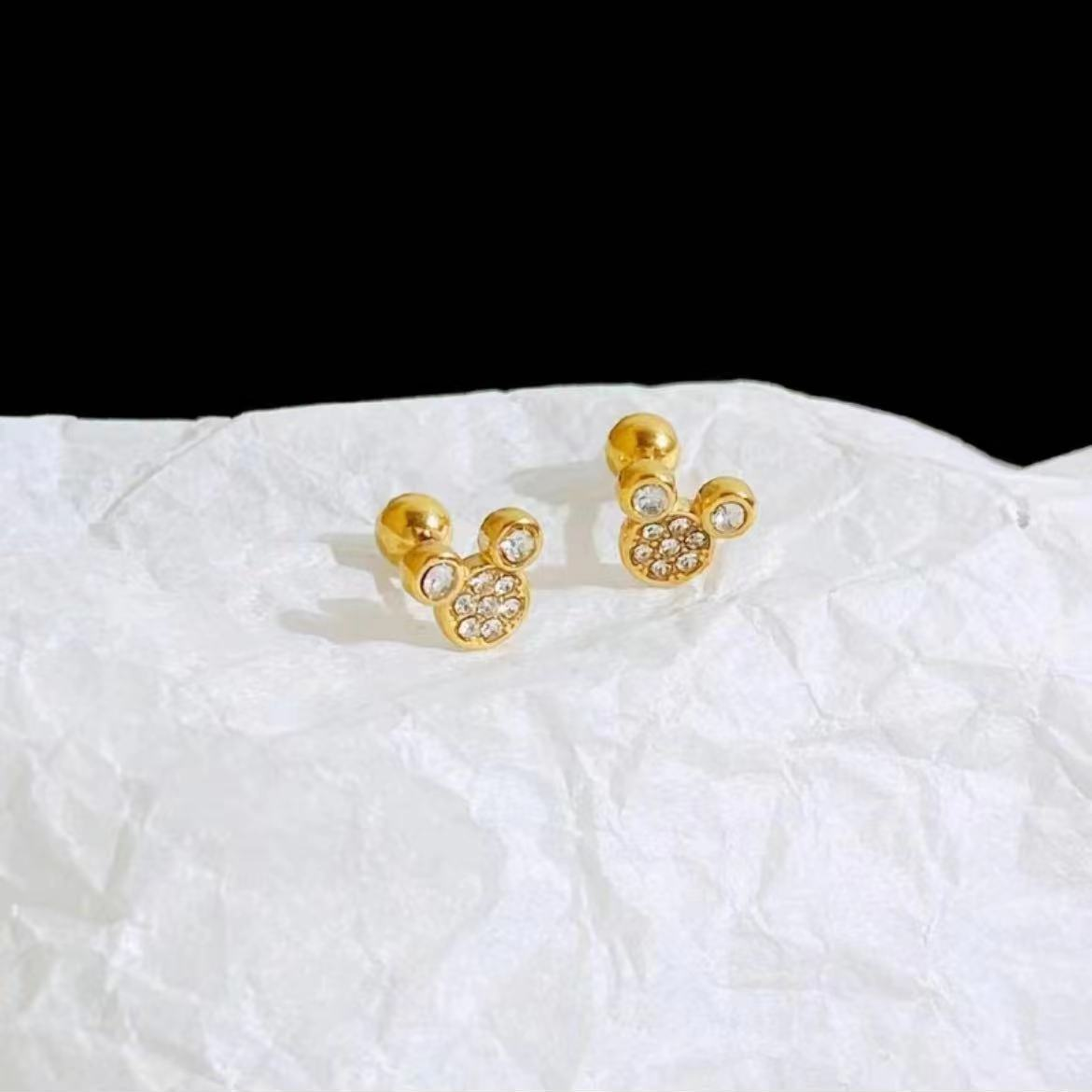 Minimalist Ball Bar Drop Earrings Stainless Steel Silver Geometric Jewelry for Women