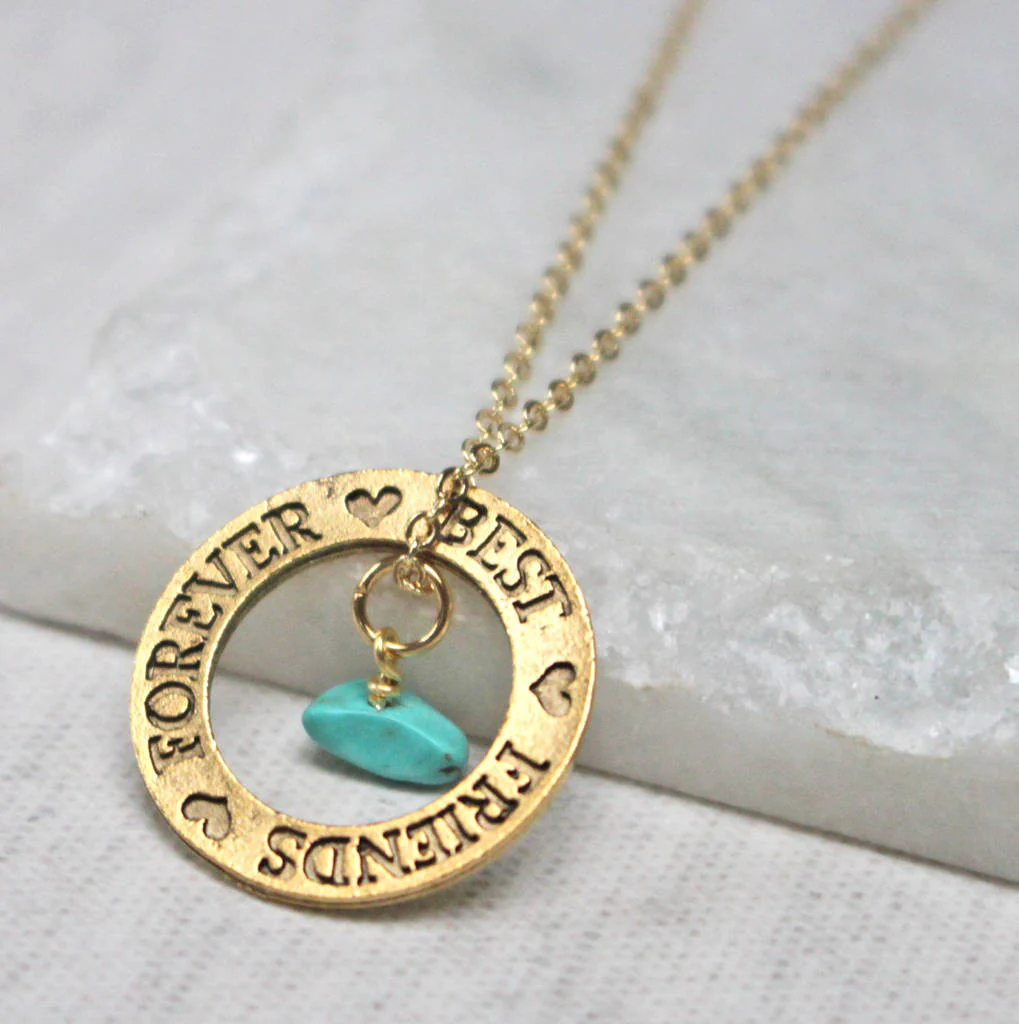 Personalized Birthstone Necklace for Best Friends – Custom Friendship Jewelry Gift