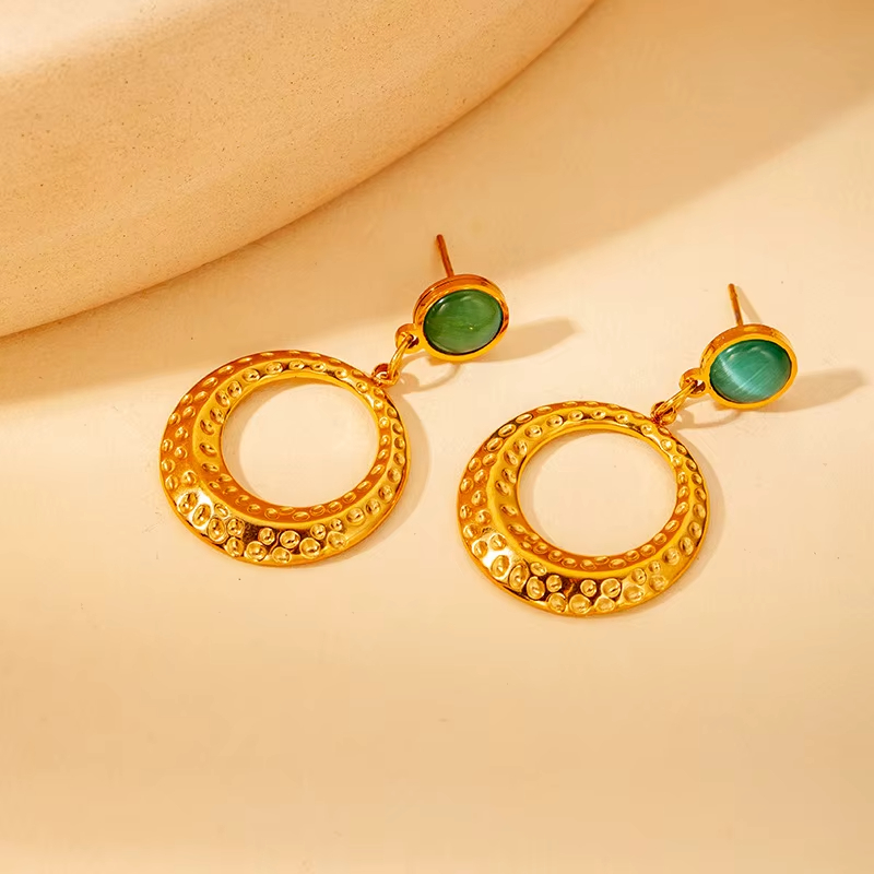 Women's Earrings New Fashion Retro High-End Design Gold Plated Direct Factory Sales Earrings