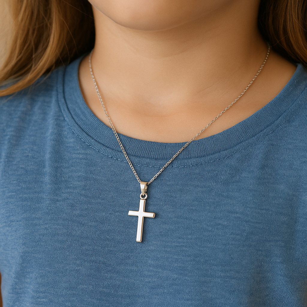 Cross Necklaces for Teens - Elegant Little Girls Cross Necklace