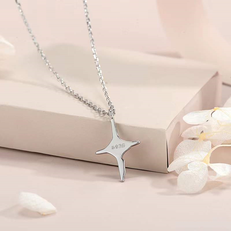Small Sterling Silver Cross Pendant – Tiny Minimalist Silver Cross Necklace for Women & Men