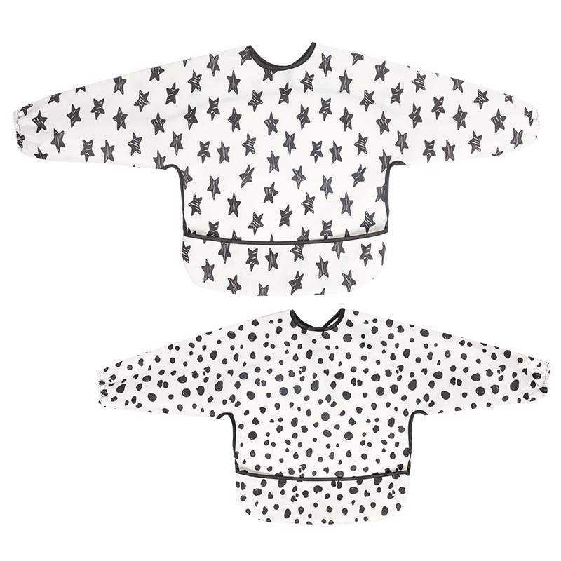 100% recycled  polyester PU Coating waterproof sleeved bib